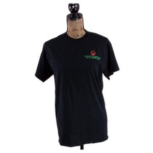 Taco Habitat T Shirt M Save the World Eat A Taco Funny Design Front Back Black